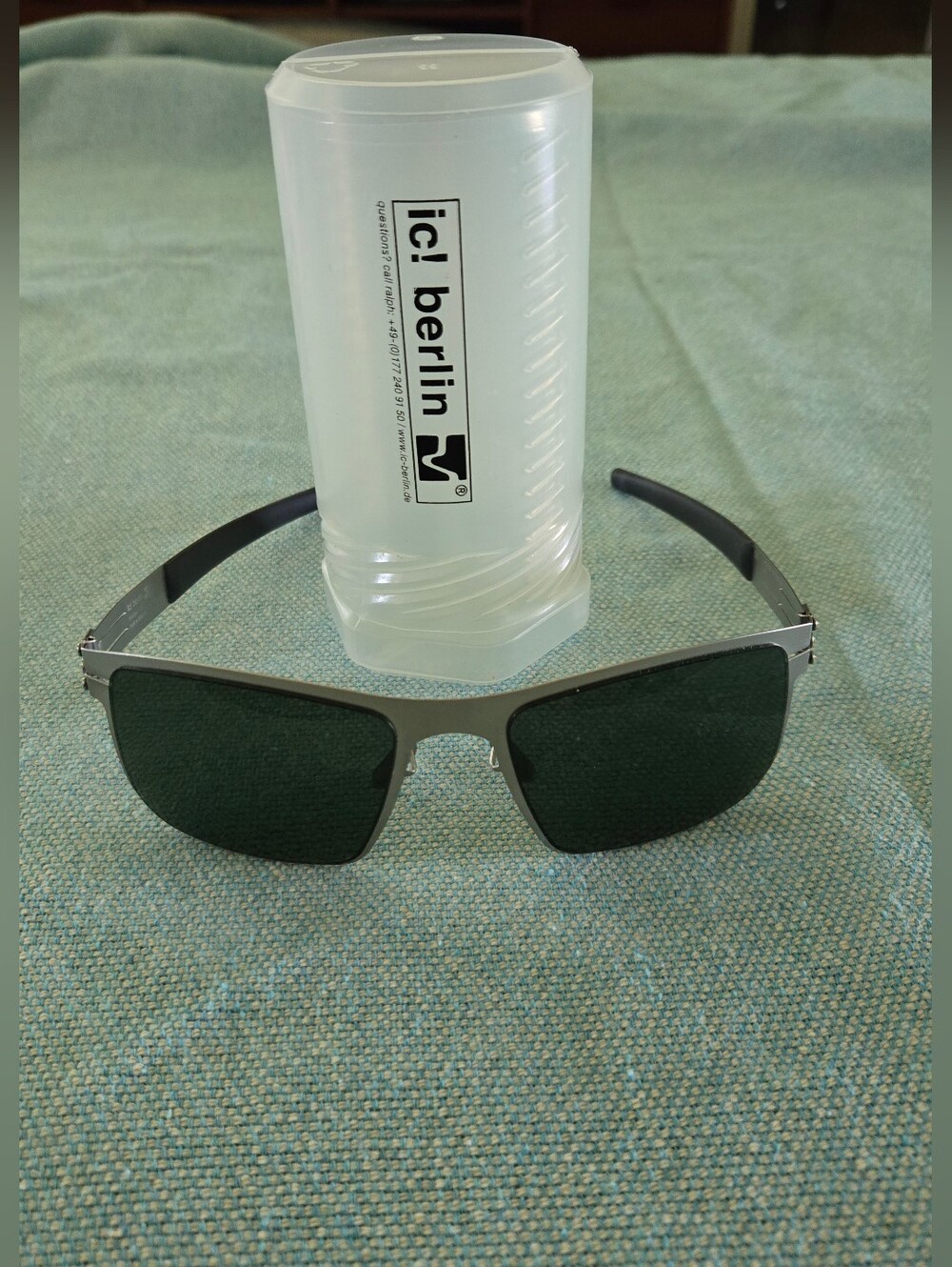 NEW ~ IC! Berlin Silvio B Sunglasses Stainless Steel